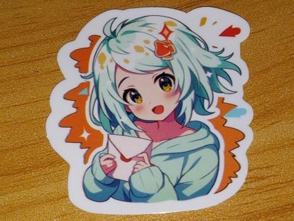 Anime Cute 1⃣ vinyl sticker no refunds regular mail only Very nice quality!