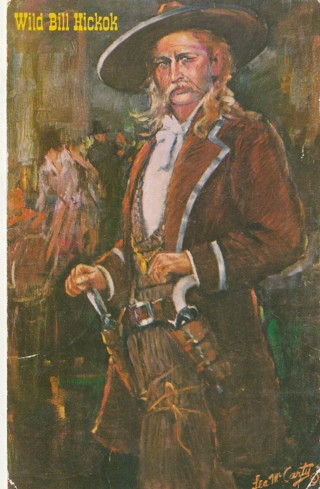 Vintage Used Postcard: 1961 Wild Bill Hickok