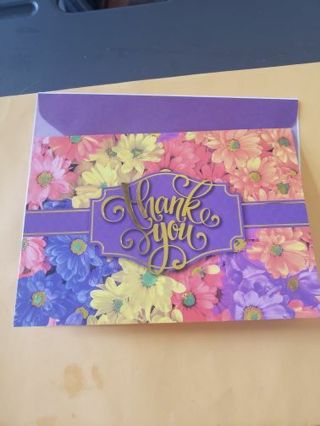 Thank you card