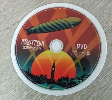 Led Zeppelin celebration Day laptop computer band sticker LP record Xbox PS4 water bottle