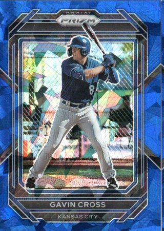 2023 Panini Prizm Gavin Cross Blue Ice