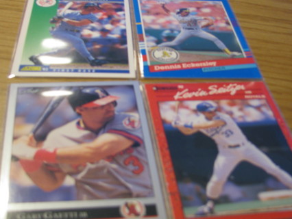 FOUR BASEBALL CARDS LOT 2403