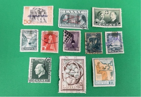 Greece stamp lot