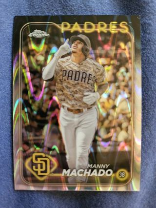 2024 Topps Chrome RayWave Refractor Manny Machado