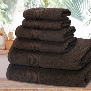 Ultra Soft 6 Pack Cotton Towel Set