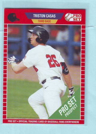 2021 Leaf Pro Set Triston Casas Baseball Card # PS18 Red Sox