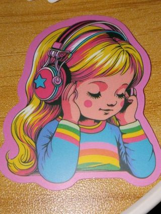 Girl New Cute 1⃣ vinyl sticker no refunds regular mail only Very nice quality!