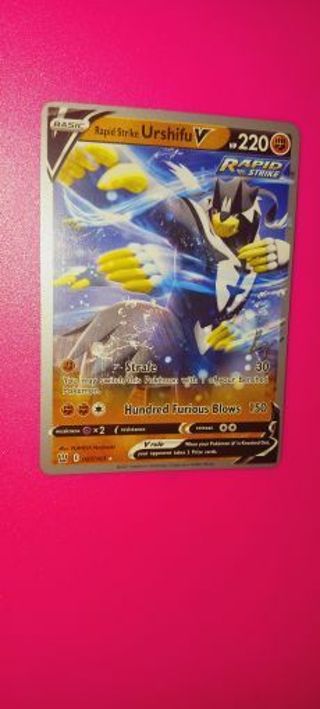 World championships 2022 Pokemon Single Card RAPID STRIKE URSHIFU V 087/163 BATTLE STYLES