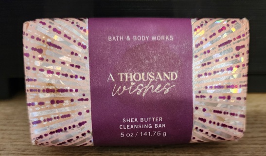 NEW - Bath & Body Works "A Thousand Wishes" Shea Butter Cleansing Bar