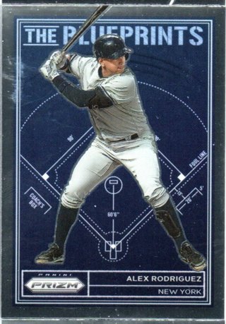 2023 Panini Prizm Alex Rodriguez Blueprints