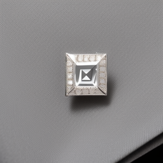 Listia Digital Collectible: Diamond Set in Platinum Badge