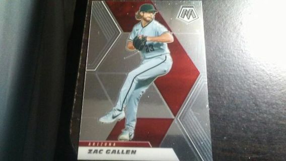 2021 PANINI PRIZM ZAC GALLEN ARIZONA DIAMONDBACKS BASEBALL CARD# 18