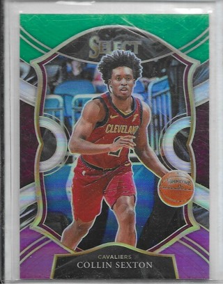 Collin Sexton 2020-21 Select Prizm Green White Purple #59