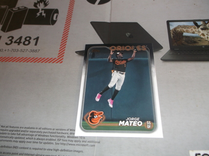 2024 Topps Series 1    Jorge Mateo  card  #   42   Baltimore Orioles 