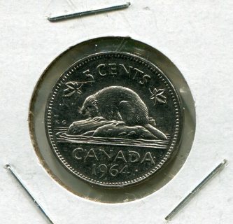 1964 Canada 5 Cents