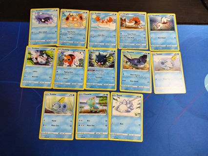 Pokemon SWSH Water Cards