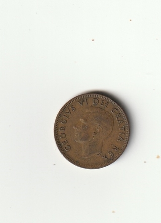 1948 Canadian Penny 1 cent Coin