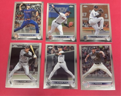 2022 Topps Chrome Update baseball lot