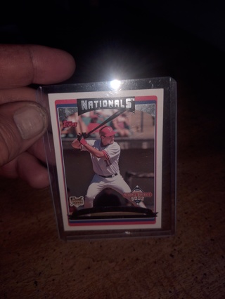 Ryan Zimmerman Topps rookie Washington Nationals