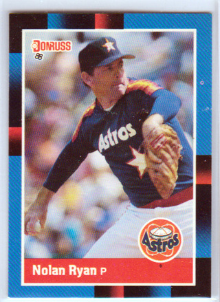 Nolan Ryan, 1987 Donruss Baseball Card #61, Houston Astros, HOFr, (L4