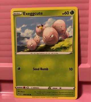 Exeggcute Pokemon Card