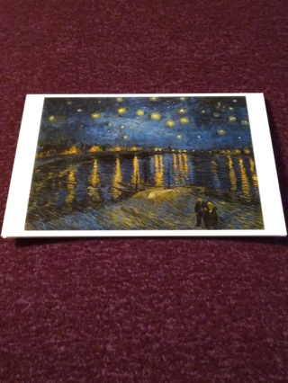 POST-IMPRESSIONISM Greeting Card -Starry Night over the Rhone