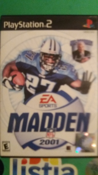 ps2 madden nfl 2001 free shipping