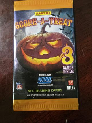 2024 panini score a treat nfl trading cards 3 cards inside