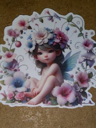 Fairy Cute one nice vinyl sticker no refunds regular mail only Very nice quality!!