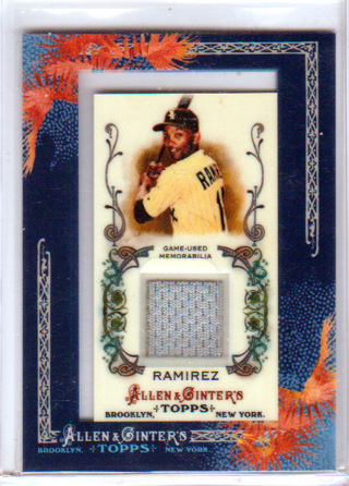 Alexei Ramirez, 2011 Topps A&G RELIC Framed Mini Card #SGR-ARA, Chicago White Sox, (L2