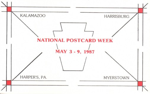 Vintage Postcard National Postcard Week