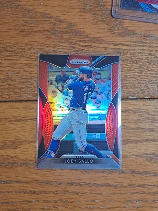 *Rangers* Joey Gallo Red Prizm Parallel 