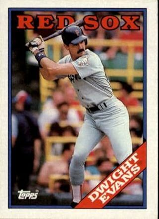 Dwight Evans 1988 Topps Boston Red Sox