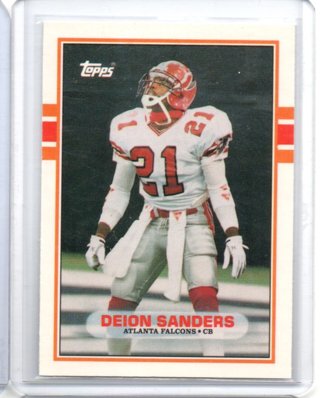 1989 Topps Traded Deion Sanders Rookie #30T