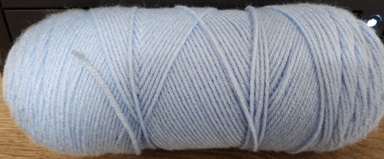 Light Blue Yarn - weight is 7.8 ozs