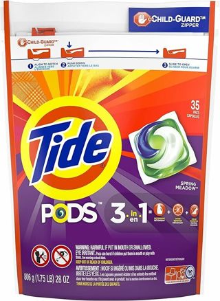 Tide Pods Laundry Detergent, Spring Meadow, 35 Count