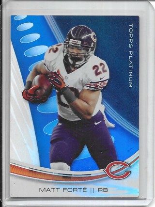 Matt Forte 2013 Platinum Blue #83