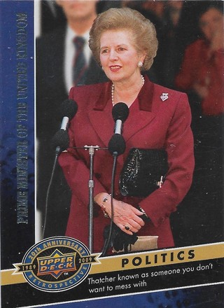 2009 Upper Deck 20th Anniversary #174 Margaret Thatcher