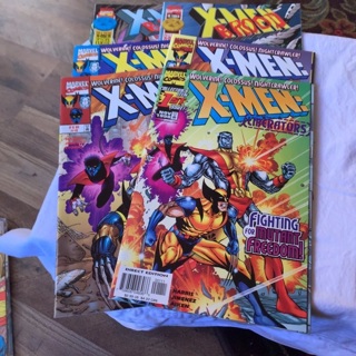 Lot of 6 X-Men comic books 
