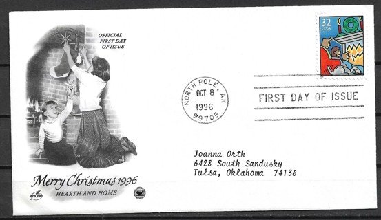 1996 Sc3108 Hearth & Home FDC