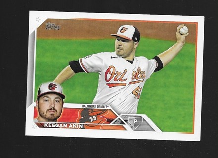 2023 TOPPS KEEGAN AKIN #617