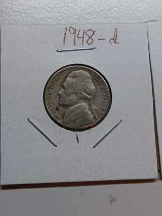 1948-D Jefferson Nickel! 24.1