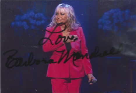 Barbara Mandrell Signed 4x6 Photo Country Pop Music Singer Artist CMA HOF Auto