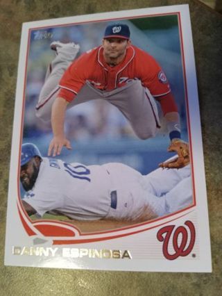 2013 TOPPS DANNY ESPINOSA WASHINGTON NATIONALS BASEBALL CARD# 97