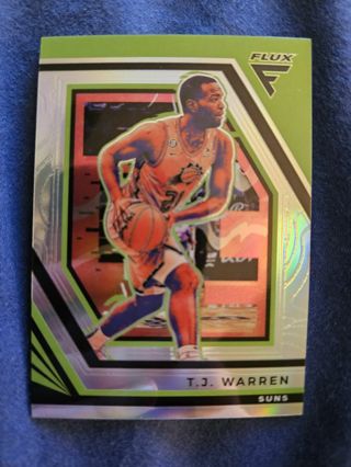 2022-23 Panini Flux Silver Prizm T.J. Warren