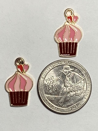 ♥♥VALENTINE’S DAY CHARMS~#51~SET 3~SET OF 2 CHARMS~FREE SHIPPING ♥♥