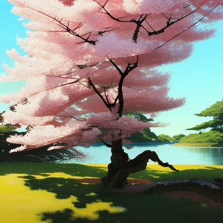 Listia Digital Collectible: Japanese Cherry Blossom Tree