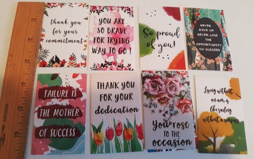 8 Small Encouragement Cards (#2)