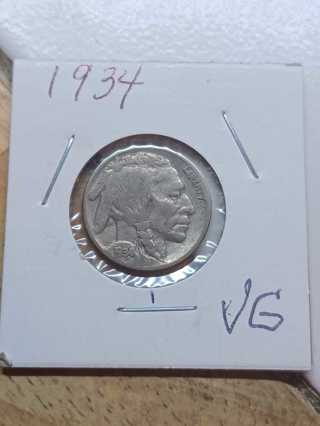 1934 Buffalo Nickel! 38.1