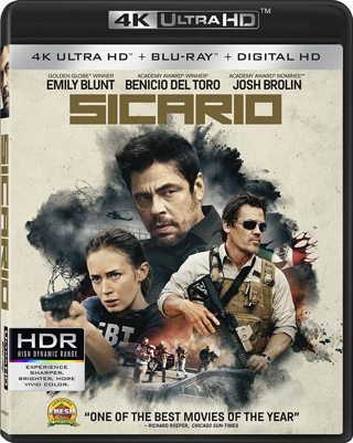 Sicario (Digital 4K UHD Download Code Only) *Emily Blunt* *Benicio Del Toro* *Denis Villeneuve*